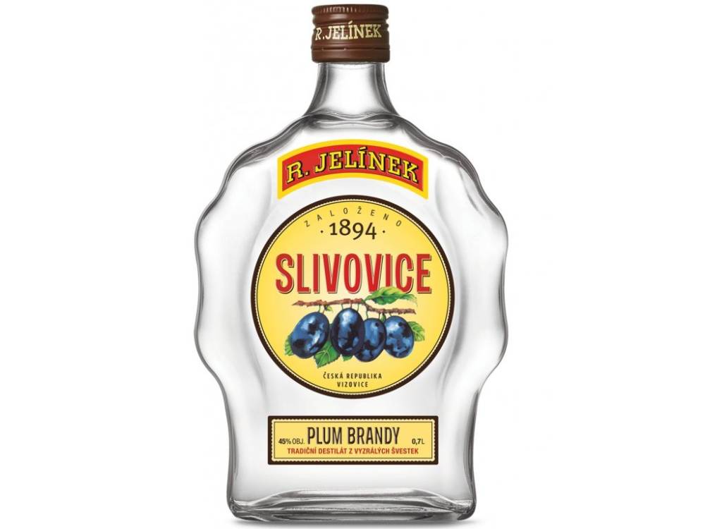 R. Jelínek Slivovice 45% Budík 0,7l