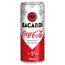 Obrázek k výrobku Bacardi & Coca Cola PLECH 5% 0,25l