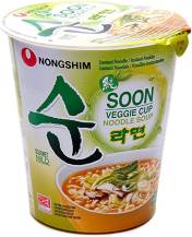 Obrázek k výrobku Korejské Nudle Nongshim Cup Soon Veggie 12x67g