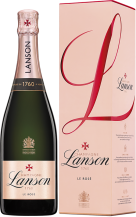 Obrázek k výrobku Lanson Le Rosé Brut GBX 0,75l