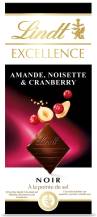 Obrázek k výrobku Lindt Excellence Cranberry Almond & Hazelnut 100g