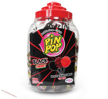 Obrázek k výrobku Lízátko Pin Pop Black Cherry 100x18g