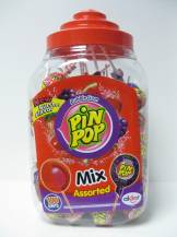 Obrázek k výrobku Lízátko Pin Pop Mix Assorted 100x18g