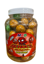 Hình ảnh sản phẩm MBD Gummy Bursting Ball Heroes Spiderman 60x10g