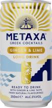 Obrázek k výrobku Metaxa Ginger&Lime 5% PLECH 0,25l