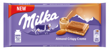 Hình ảnh sản phẩm Milka Čokoláda Almond Crispy Creme 90g