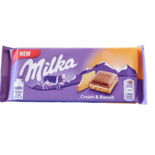 Hình ảnh sản phẩm Milka Čokoláda Creme & Biscuit 100g