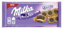 Obrázek k výrobku Milka Čokoláda Oreo Sandwich Strawberry 92g