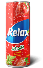 Obrázek k výrobku Relax Limonáda Jahoda  0,33l