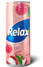 Obrázek k výrobku Relax Limonáda Liči  0,33l