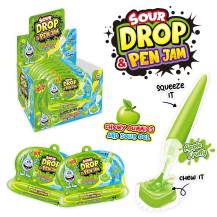 Hình ảnh sản phẩm Sour Drop & Pen Jam Apple 12x55g