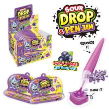 Obrázek k výrobku Sour Drop & Pen Jam Blackcurrant 12x55g