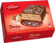 Obrázek k výrobku Vincinni Torta Strawberry 400g