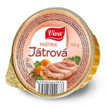 Obrázek k výrobku VIVA Játrová Paštika 16x120g
