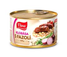 Hình ảnh sản phẩm VIVA Klobása S Bílou Fazolí 400g