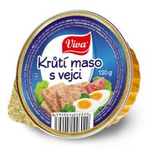 Obrázek k výrobku VIVA Krutí Maso S Vejci 16x120g