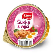 Obrázek k výrobku VIVA Šunka S Vejci 16x120g