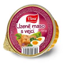 Obrázek k výrobku VIVA Uzené Maso S Vejci 16x120g