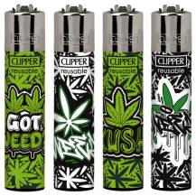 Obrázek k výrobku Zapalovač Clipper Graffiti Leaves 24ks